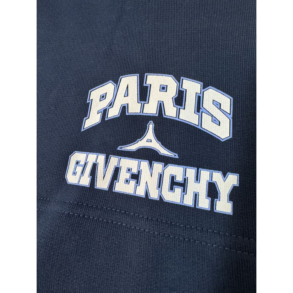 Givenchy Paris Logo Sweat Shorts Navy Cotton Designer Shorts NWT Size L - NWT - Picture 4 of 9